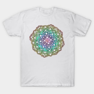 Pastel Rainbow Mandala T-Shirt